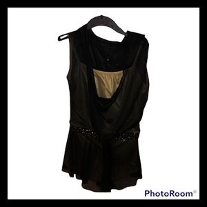 Revolution Gold and Black Hooded Mesh Costume